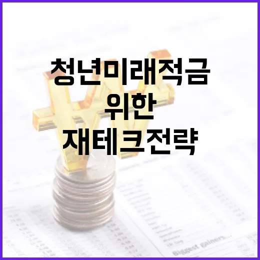 청년미래적금을 활용하는 방법: 청년을 위한 재테크 전략 - 요약