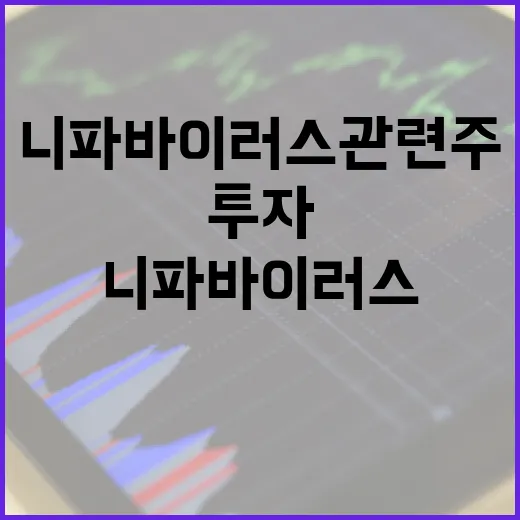 니파바이러스 관련주에 투자하는 방법 - 요약