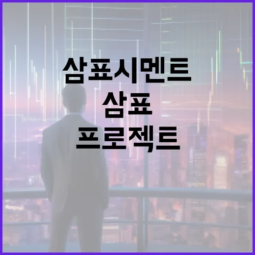 삼표시멘트를 활용하여 건축 프로젝트를 성공적으로 수행하는 방법 - 요약