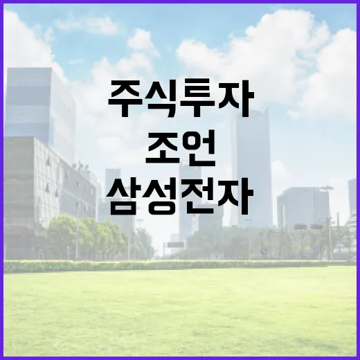 삼성전자 주식 투자하는 방법: 전문가의 조언 - 요약
