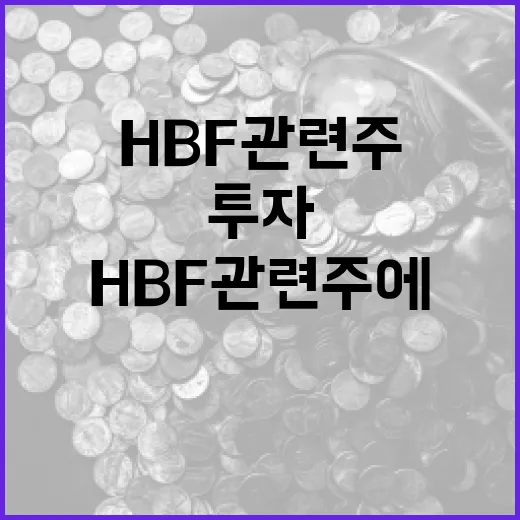 HBF 관련주에 투자하는 방법 - 요약