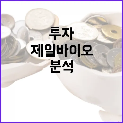 제일바이오 투자 분석 방법 - 요약