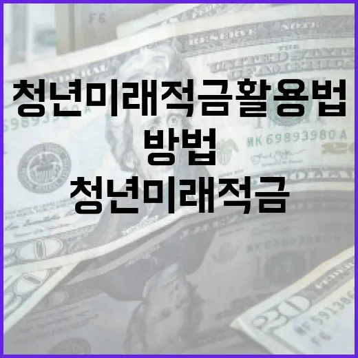 청년미래적금 활용법: 미래를 준비하는 방법 - 요약