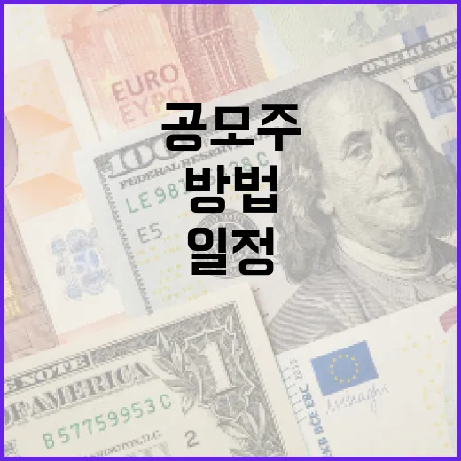 공모주 일정 파악하는 방법과 투자 전략 - 요약