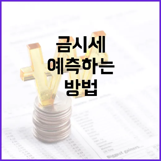 금시세를 이해하고 예측하는 방법 - 요약