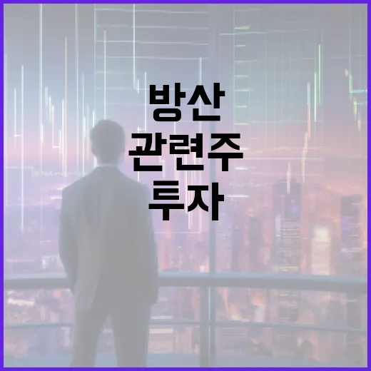 방산 관련주에 투자하는 방법 - 요약