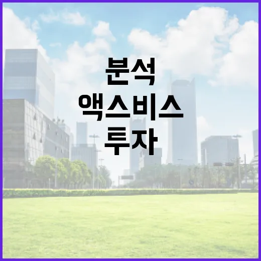 액스비스 분석을 통해 투자 결정을 내리는 방법 - 요약