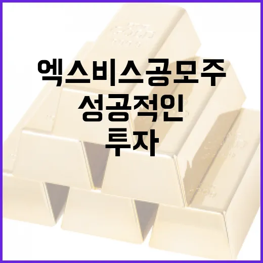 엑스비스 공모주 투자 방법: 성공적인 전략을 위한 가이드 - 요약