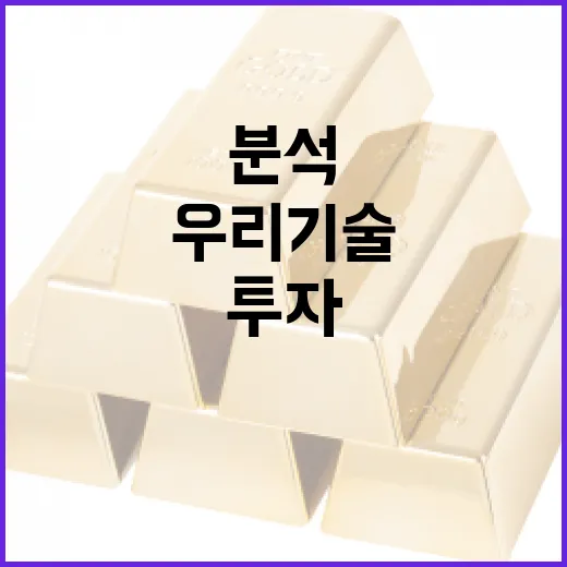 우리기술 주식을 분석하고 투자하는 방법 - 요약