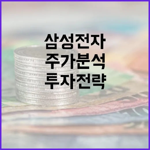 삼성전자 주가 분석 방법과 투자 전략 - 요약