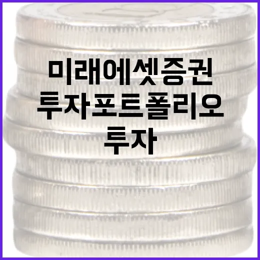 미래에셋증권으로 투자 포트폴리오 최적화하는 방법 - 요약