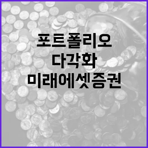 미래에셋증권을 활용하여 포트폴리오를 다각화하는 방법 - 요약