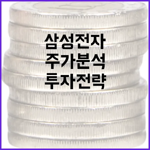 삼성전자 주가 분석과 투자 전략을 수립하는 방법 - 요약