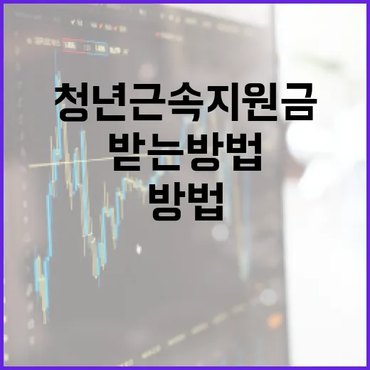 청년 근속지원금을 받는 방법과 효과적으로 활용하는 법 - 요약