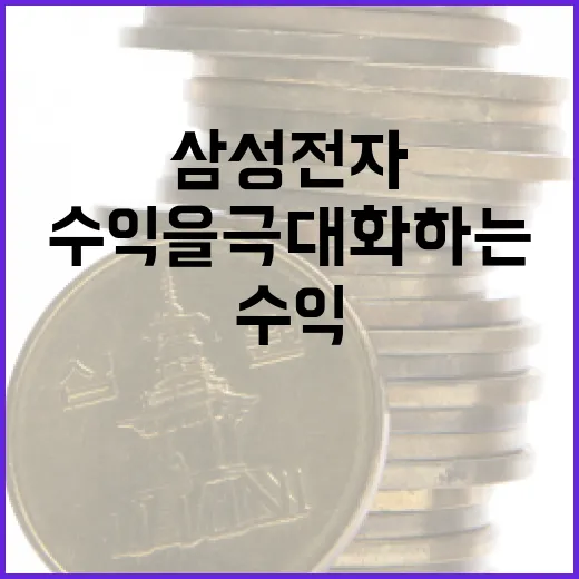 삼성전자로 수익을 극대화하는 방법 - 요약