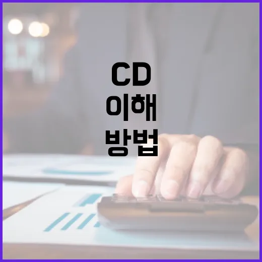 CD금리를 이해하고 활용하는 방법 - 요약