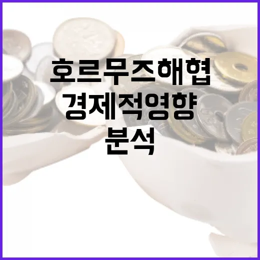 호르무즈 해협을 이해하고 경제적 영향을 분석하는 방법 - 요약
