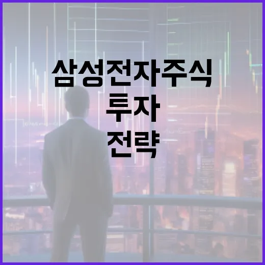 삼성전자 주식에 투자하는 방법과 전략 - 요약