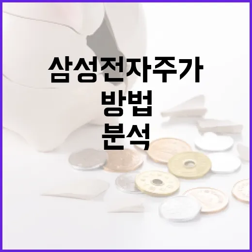 삼성전자 주가 분석하는 방법 - 요약