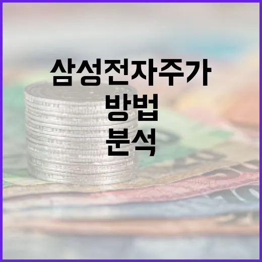 삼성전자 주가 분석하는 방법 - 요약