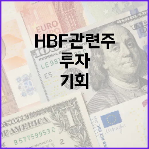 HBF 관련주 투자하는 방법: 기회와 위험 이해하기 - 요약