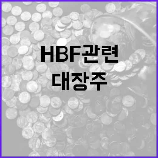 HBF 관련 대장주를 선택하는 방법 - 요약