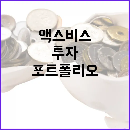 액스비스로 투자 포트폴리오를 최적화하는 방법 - 요약