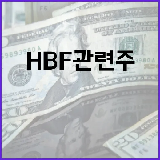 HBF 관련주에 투자하는 방법 - 요약