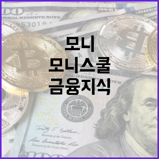 모니스쿨을 통해 금융 지식을 효과적으로 습득하는 방법 - 요약