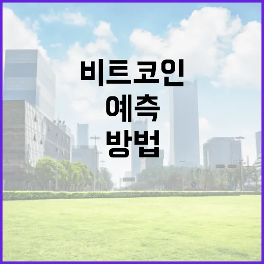 비트코인 가격 예측하는 방법 - 요약