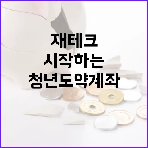 청년도약계좌로 재테크를 시작하는 방법 - 요약