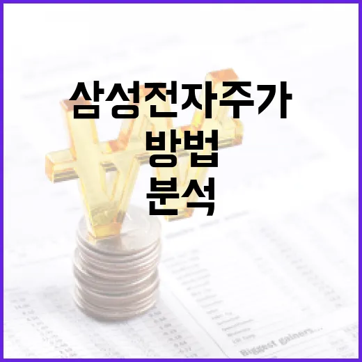 삼성전자 주가 분석하는 방법 - 요약