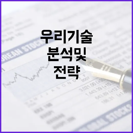 우리기술 주식 분석 및 투자 전략 세우는 방법 - 요약