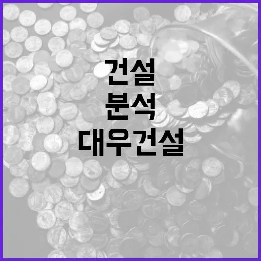 대우건설 주가 분석 및 투자 전략 수립하기 - 요약