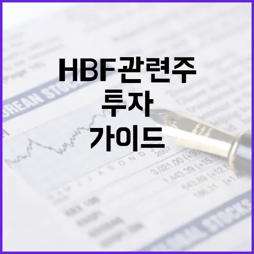 HBF 관련주에 투자하는 방법: 초보자를 위한 가이드 - 요약