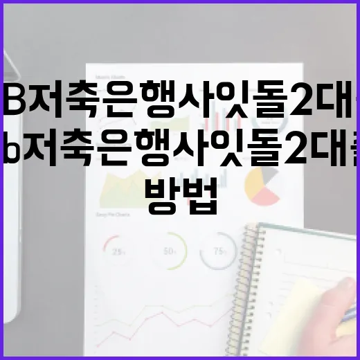 KB저축은행사잇돌2대출을 이용하는 방법 - 요약