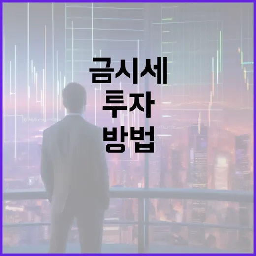 금시세를 이해하고 투자하는 방법 - 요약