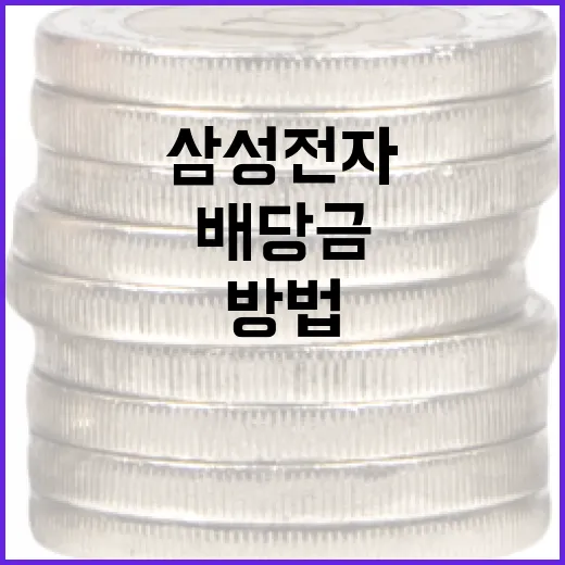 삼성전자 배당금 이해하는 방법 - 요약