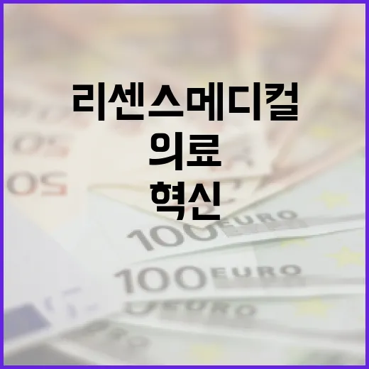 리센스메디컬을 통해 의료 혁신을 이루는 방법 - 요약