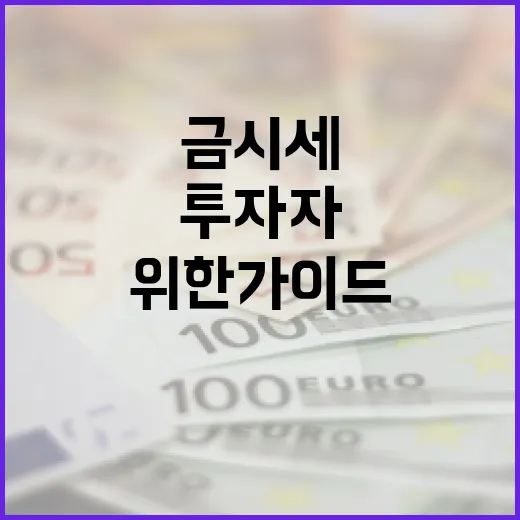 금시세를 이해하는 방법: 투자자를 위한 가이드 - 요약