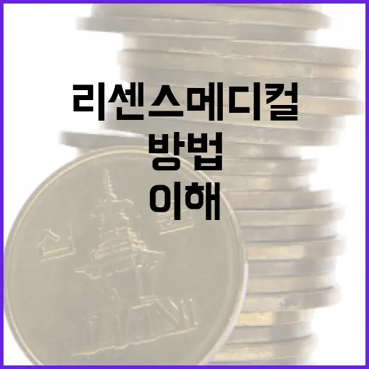 리센스메디컬을 이해하고 활용하는 방법 - 요약