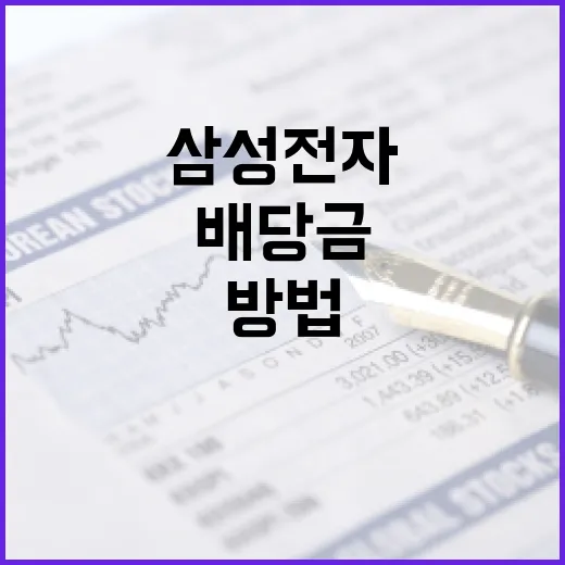 삼성전자 배당금을 효과적으로 이해하는 방법 - 요약