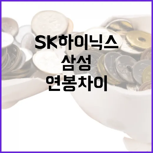 SK하이닉스와 삼성의 연봉 차이를 이해하는 방법 - 요약