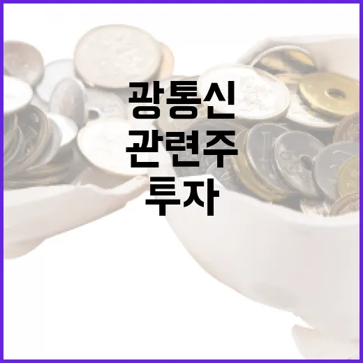 광통신 관련주에 투자하는 방법 - 요약