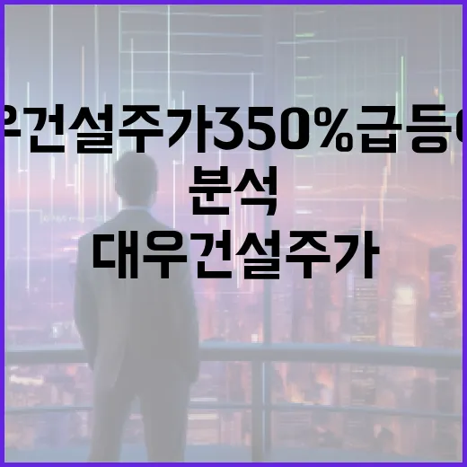 대우건설 주가 350% 급등 이유를 분석하는 방법 - 요약