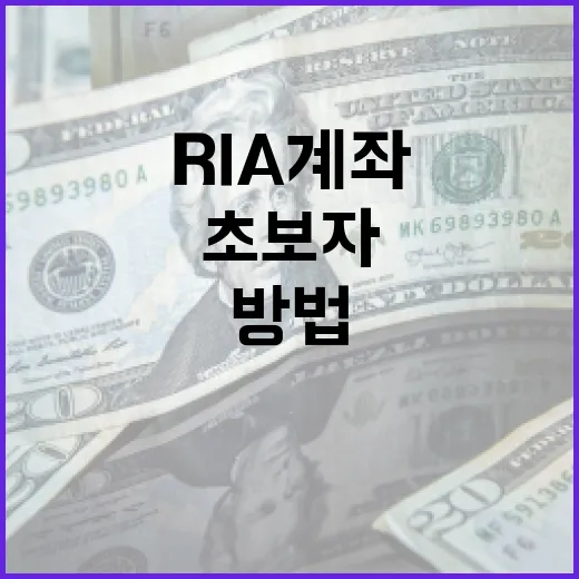 RIA 계좌를 시작하는 방법: 초보자를 위한 가이드 - 요약