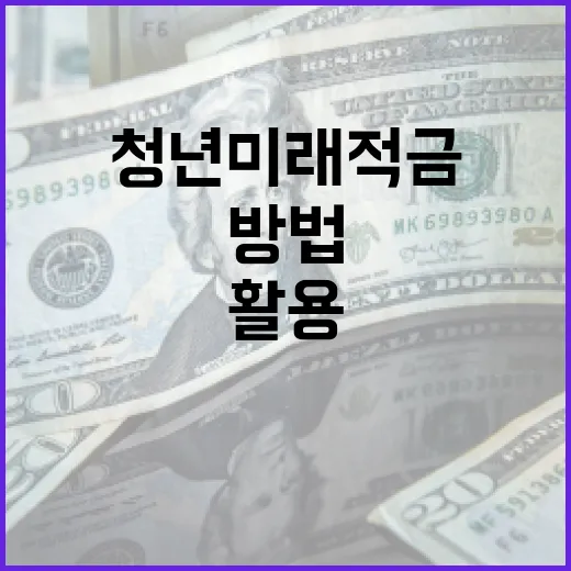청년미래적금을 최대한 활용하는 방법 - 요약