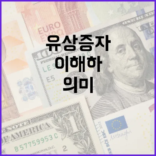 유상증자의 의미와 효과적으로 이해하는 방법 - 요약