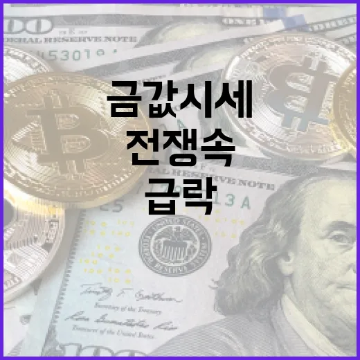 전쟁 속 금값 시세가 급락하는 이유와 대처 방법 - 요약
