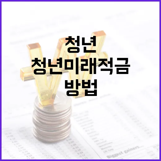 청년미래적금을 활용하는 방법: 재정 안정성을 확보하려면 이렇게 - 요약